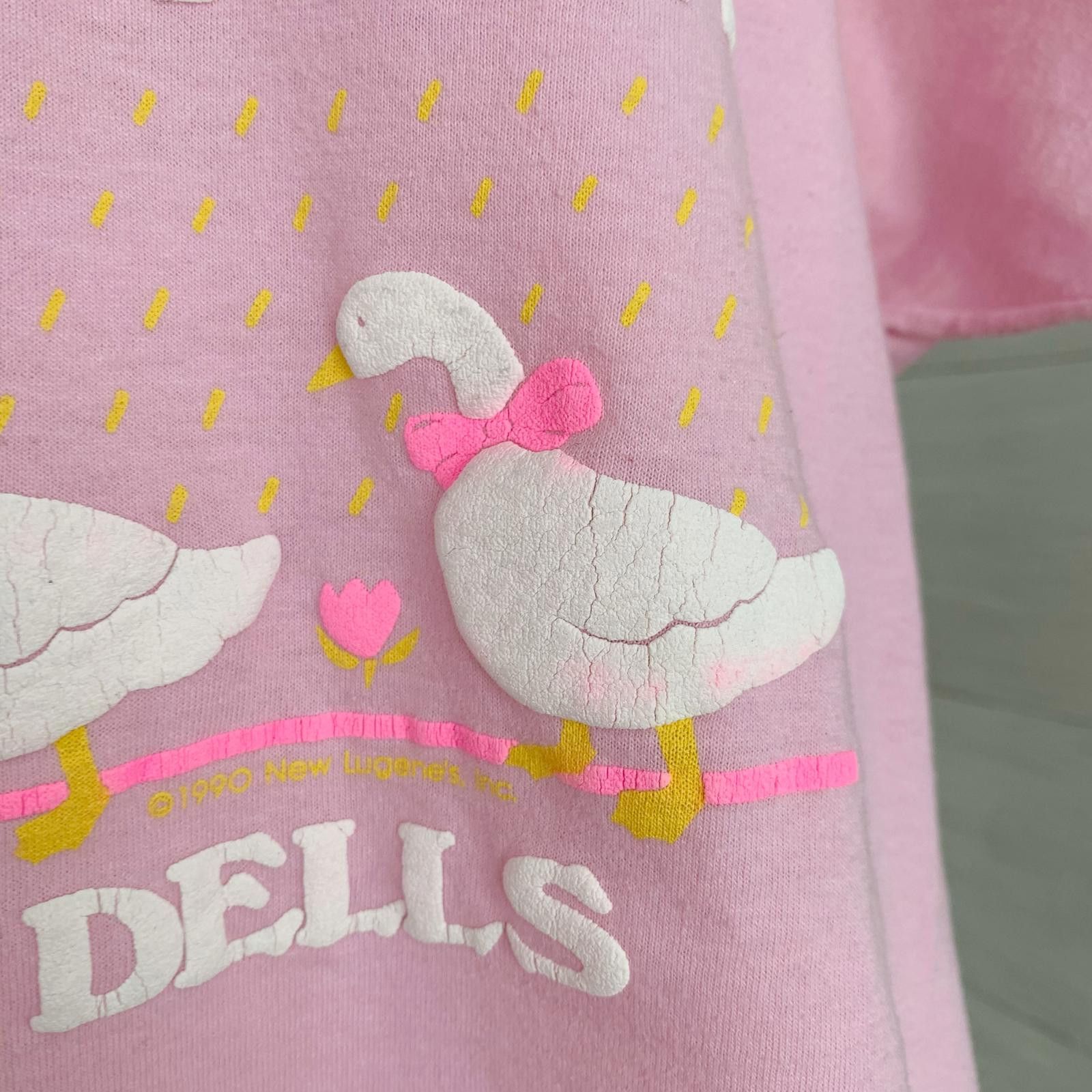 Designer Vintage Wisconsin Dells Pink Puffy paint t-shirt XL Size XL / US 12-14 / IT 48-50 - 6 Thumbnail
