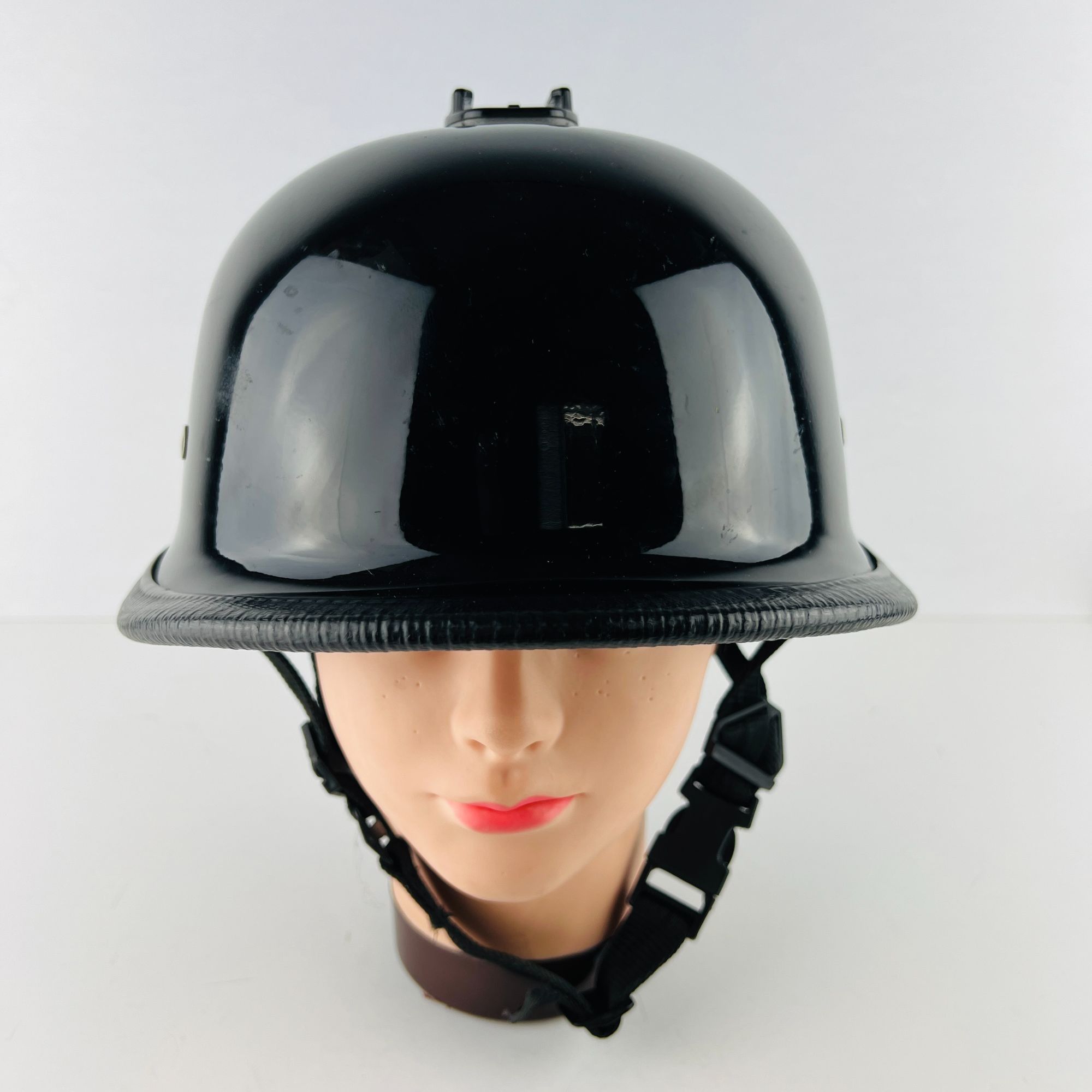 Other Motorcycle Helmet Replica German Half Shell Style Camera Mou Size ONE SIZE - 1 Thumbnail