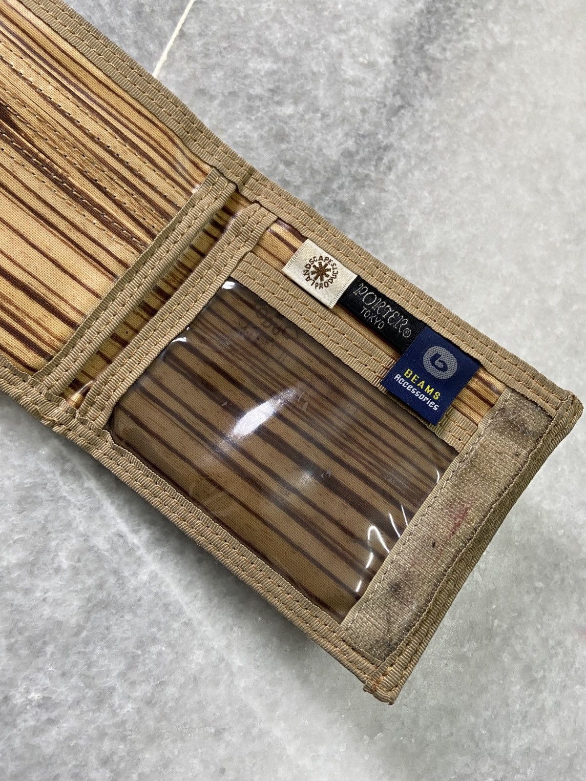 Beams Plus OG Porter Yoshida X Beams Bifold Wallets Size ONE SIZE - 4 Thumbnail