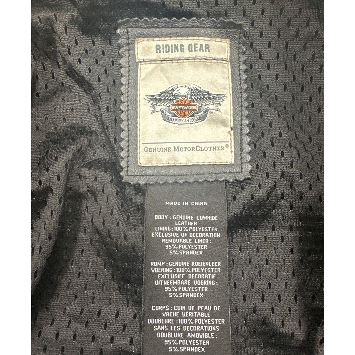Harley Davidson Harley Davidson Leather Jacket Black Coat Small Riding Gear Size S / US 4 / IT 40 - 3 Thumbnail