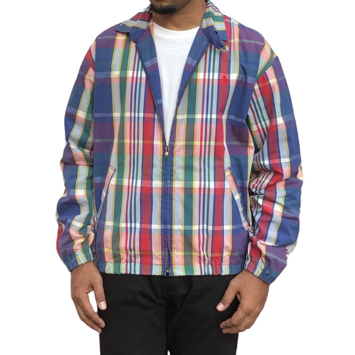 ジャケット・アウター 90s polo ralph lauren check anorak parka 90s polo ralph lauren check anorak parka