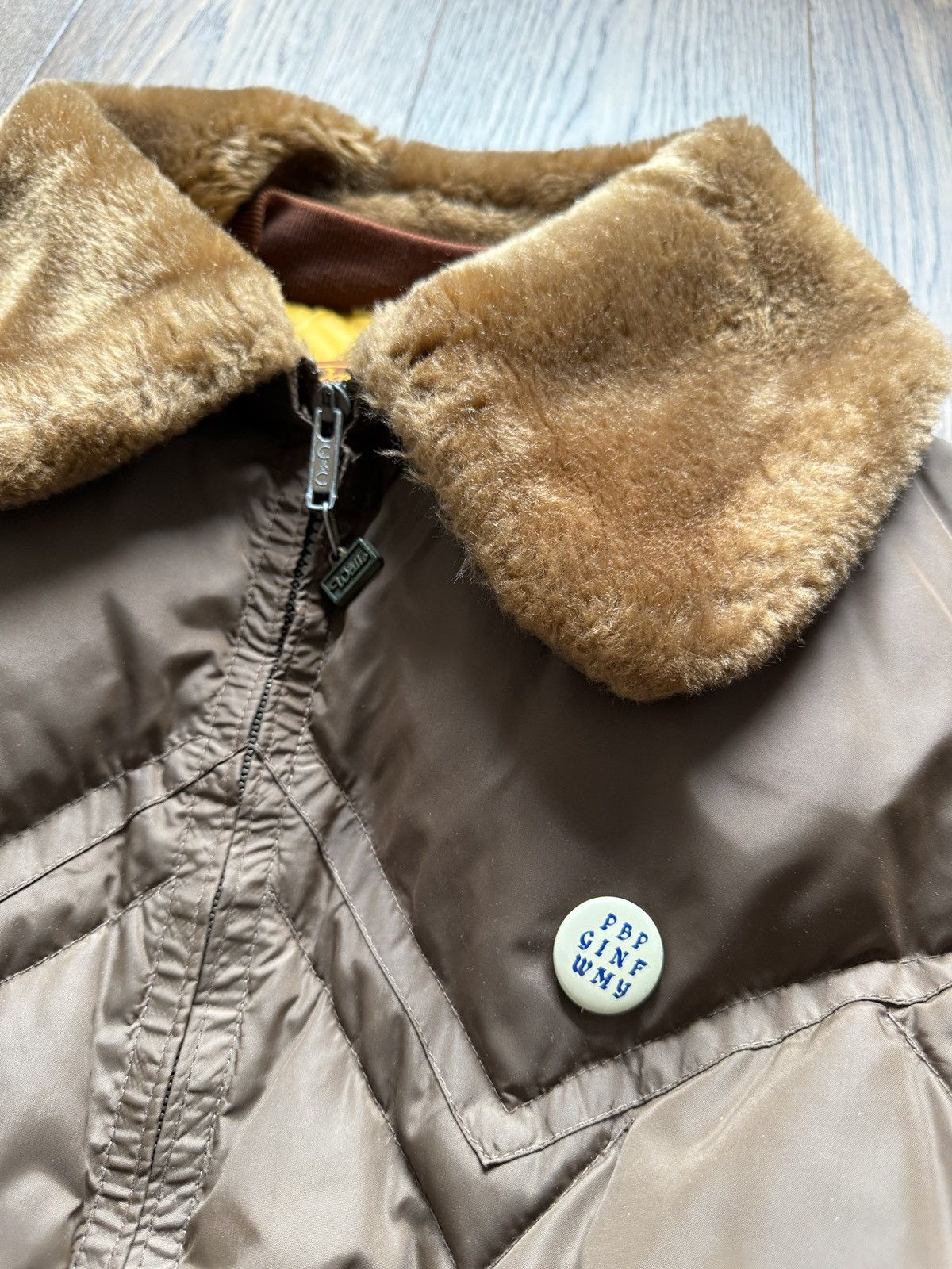 Vintage Vintage Walls Down Quilted Faux Fur Collar Puffer Coat Size US L / EU 52-54 / 3 - 5 Thumbnail