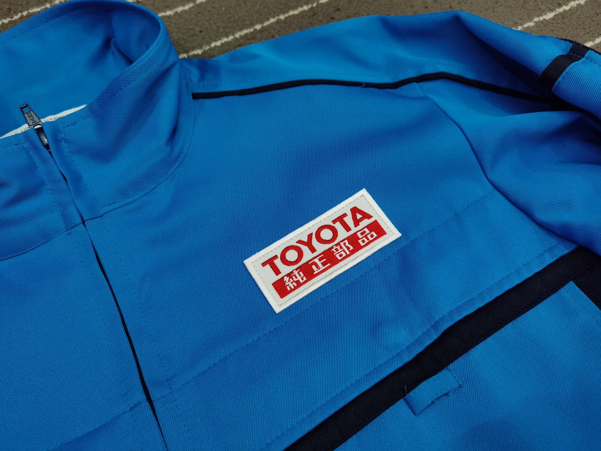 Japanese Brand JDM X TOYOTA blue jacket S 3449 Size US S / EU 44-46 / 1 - 4 Thumbnail
