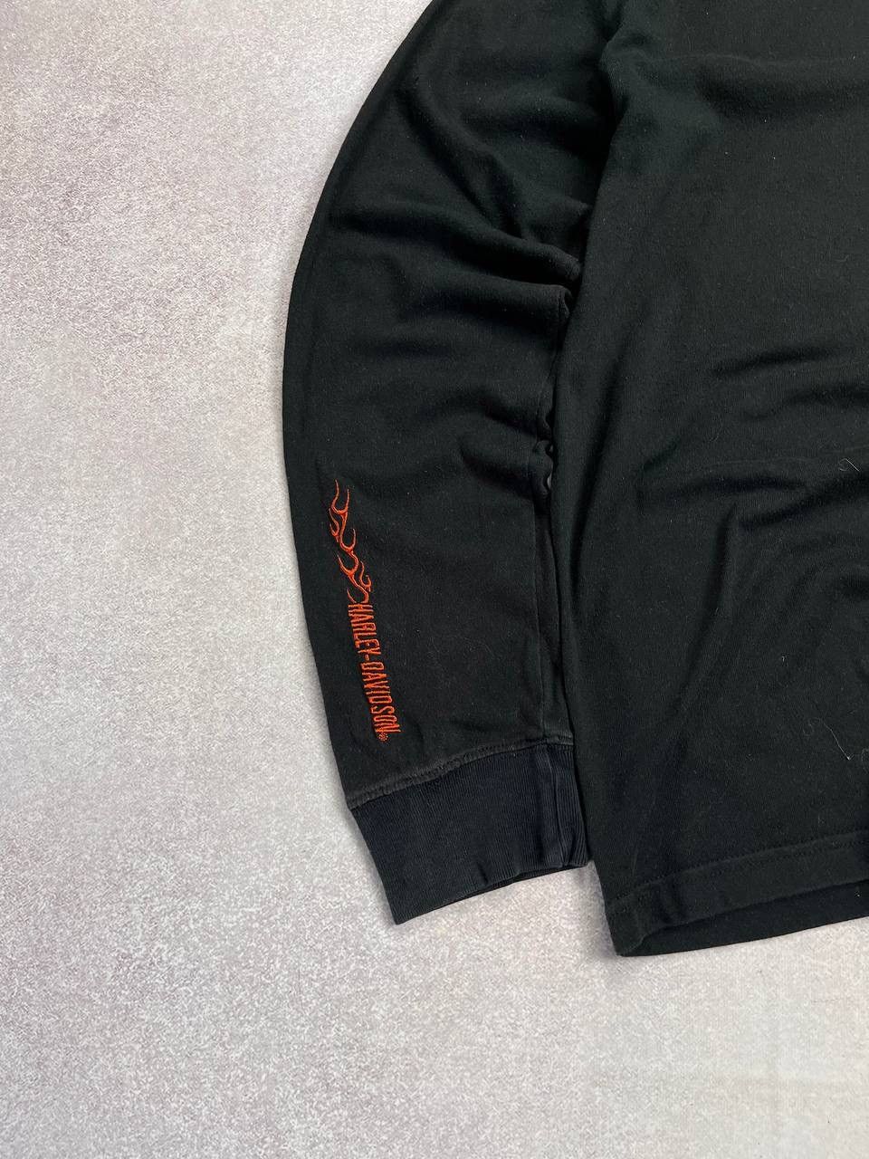 Vintage Vintage Harley Davidson Boxy Turtleneck Sweatshirt Y2K M Size US M / EU 48-50 / 2 - 3 Thumbnail
