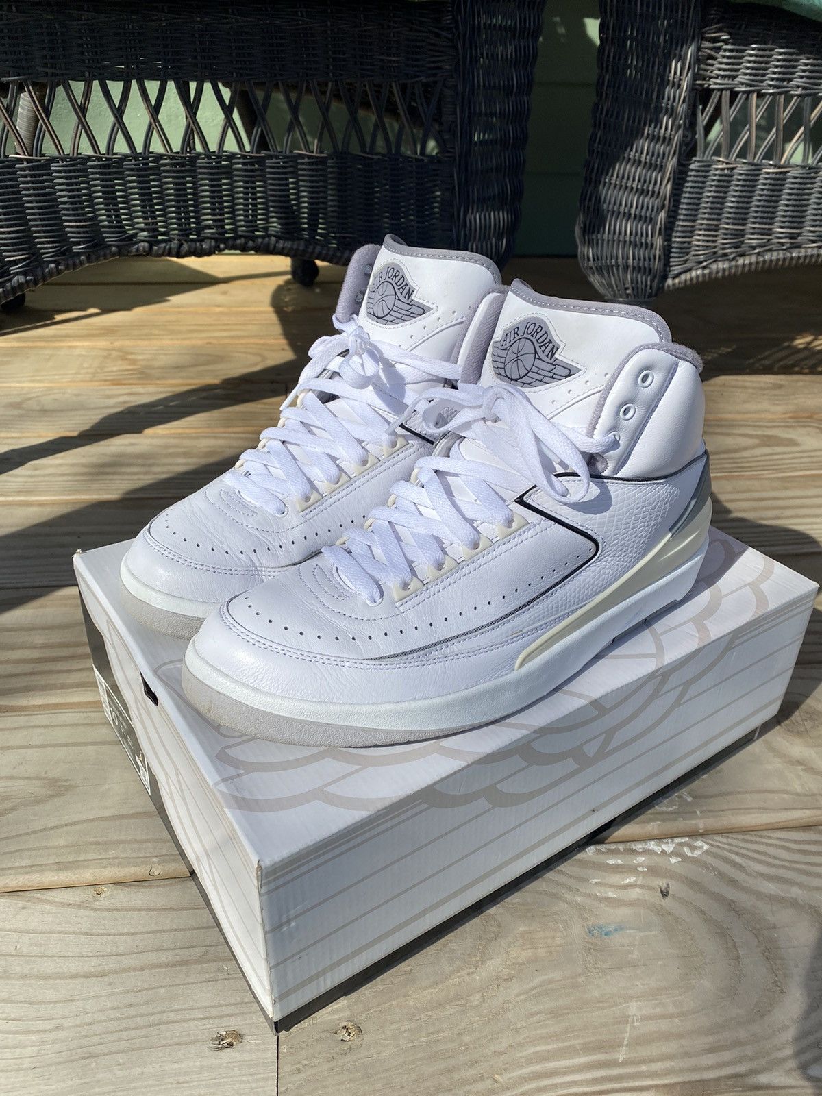 Jordan Brand Jordan retro 2 cement grey 10m Size US 10 / EU 43 - 3 Thumbnail