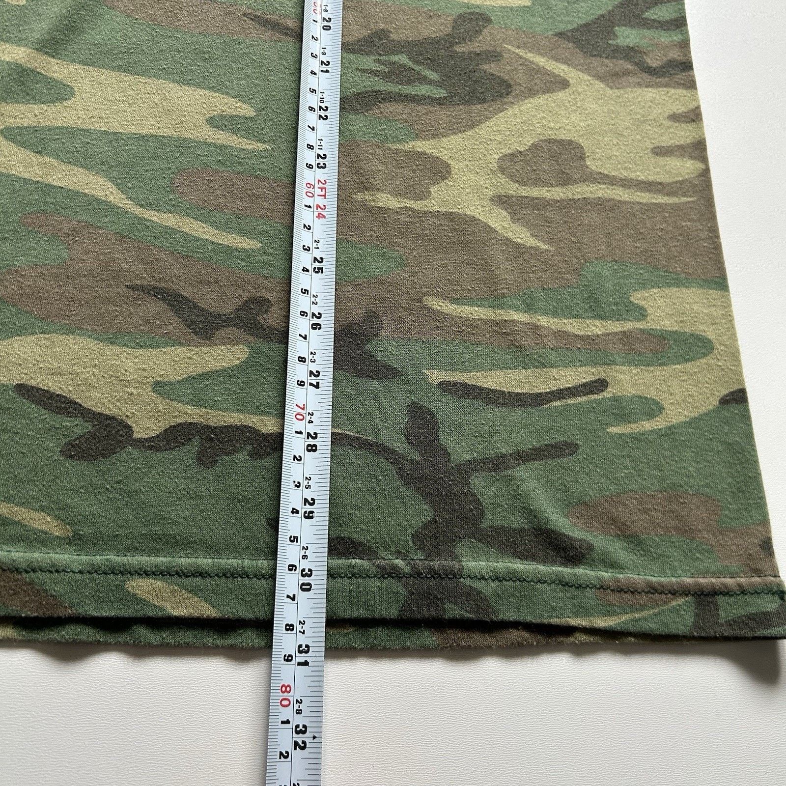 Rothco × Vintage Vintage Jesus Shirt XXL Rothco Woodland Camo Religious Rare Size US XXL / EU 58 / 5 - 7 Thumbnail