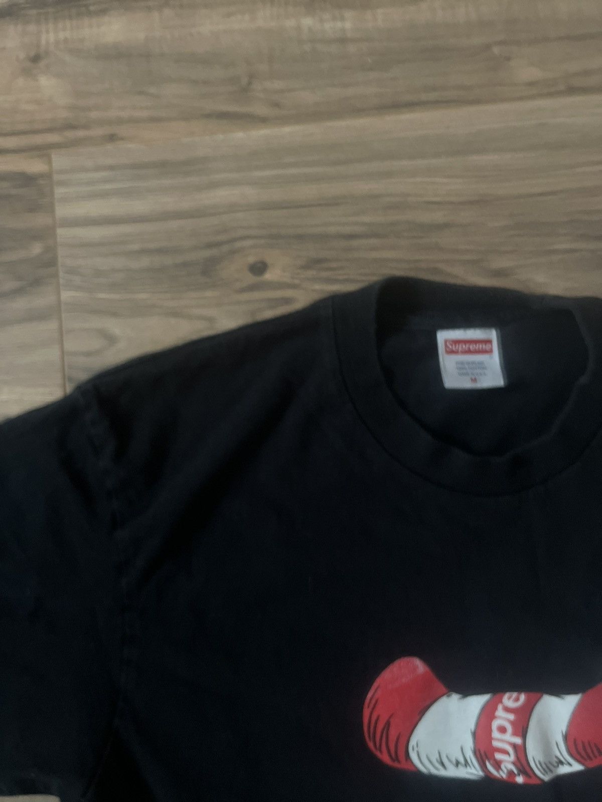 Supreme Supreme Cat In The Hat Tee Size US M / EU 48-50 / 2 - 6 Thumbnail