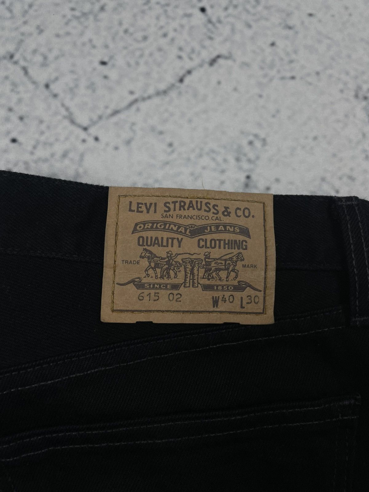 Levi's (Men’s) Levi’s 615-02 W40 L30 – Vintage 90s Orange Tab Jeans Size US 40 / EU 56 - 4 Thumbnail