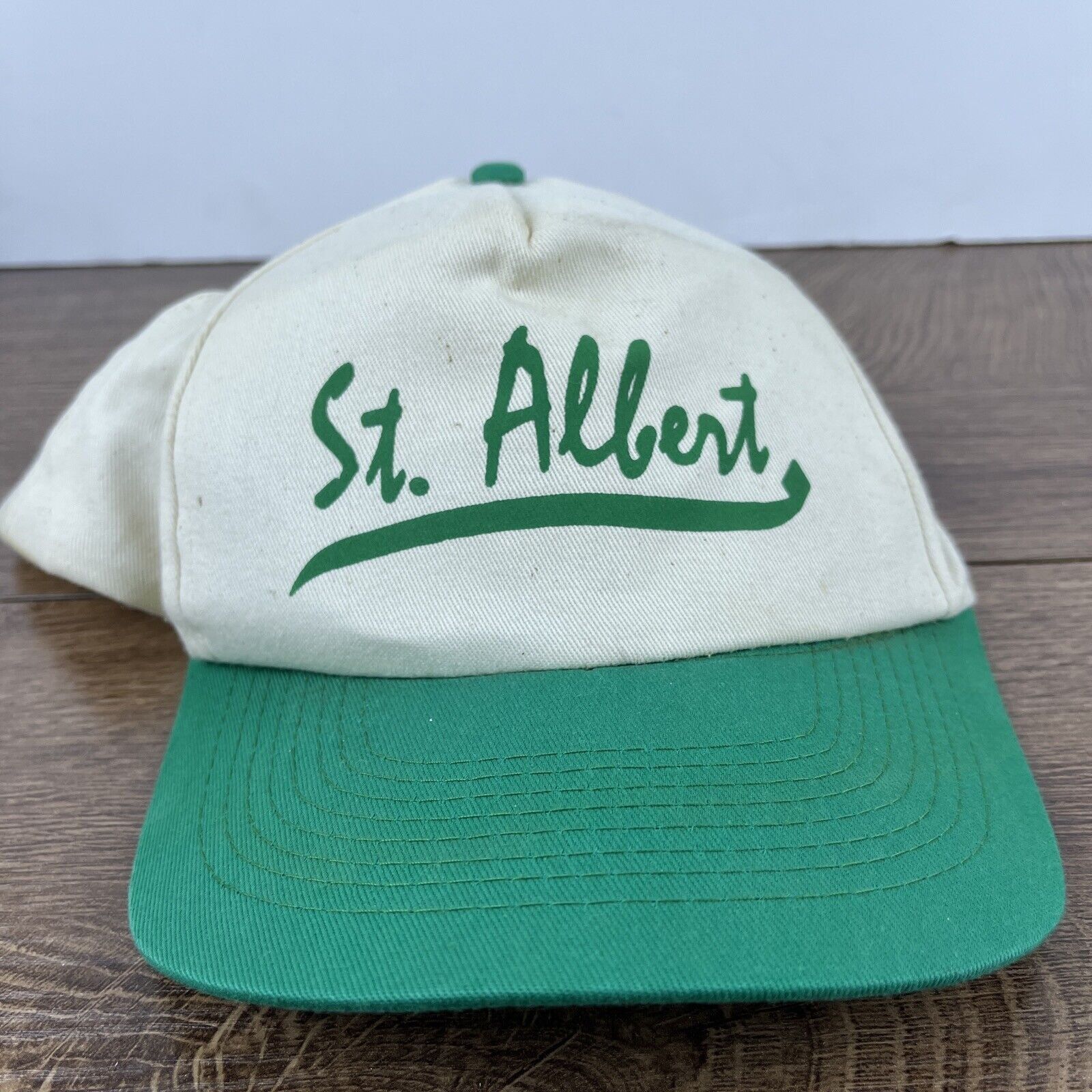 Other St Albert Hat Saint Albert White Hat Adjustable Snapback Adu Size ONE SIZE - 4 Thumbnail