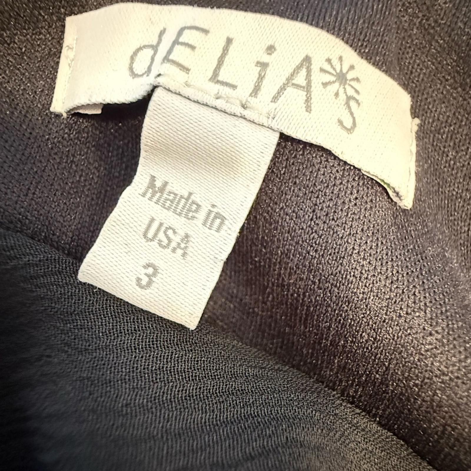 Other Delia’s floral one shoulder mini dress black pink green SZ 3 Size M / US 6-8 / IT 42-44 - 7 Thumbnail