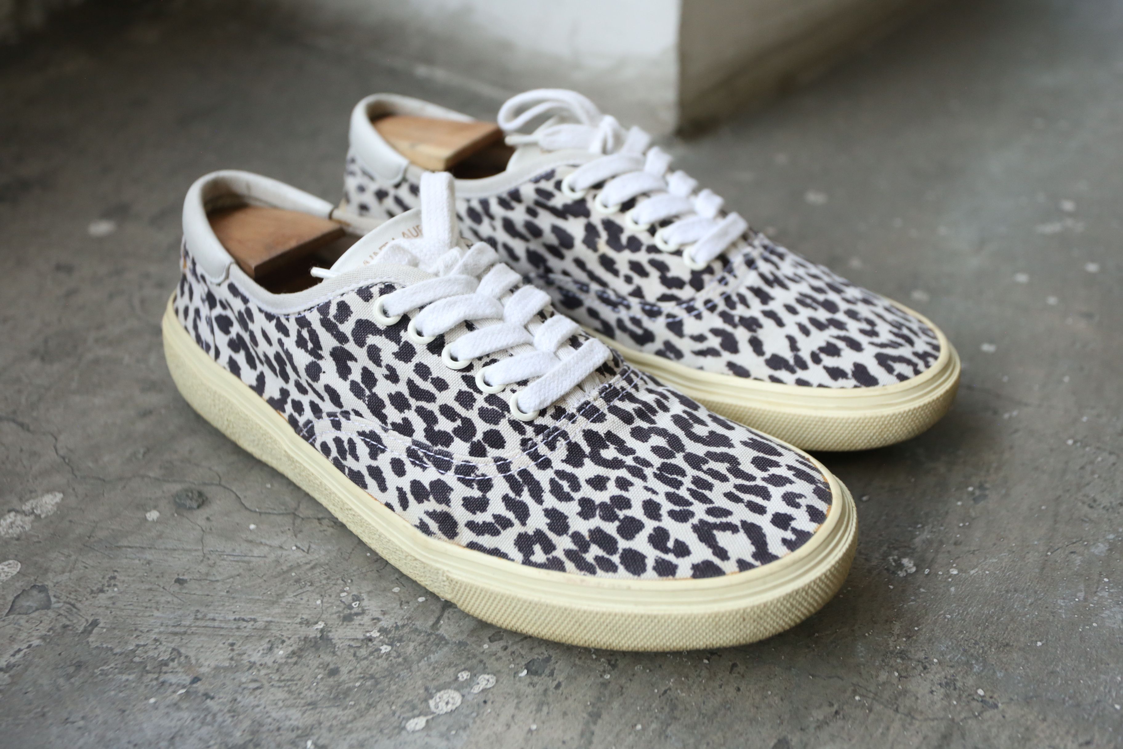 SAINTLAURENTPARIS レオパード BabyCat 希少 16AW Saint Laurent Paris Saint laurent baby cat sneakers | Grailed