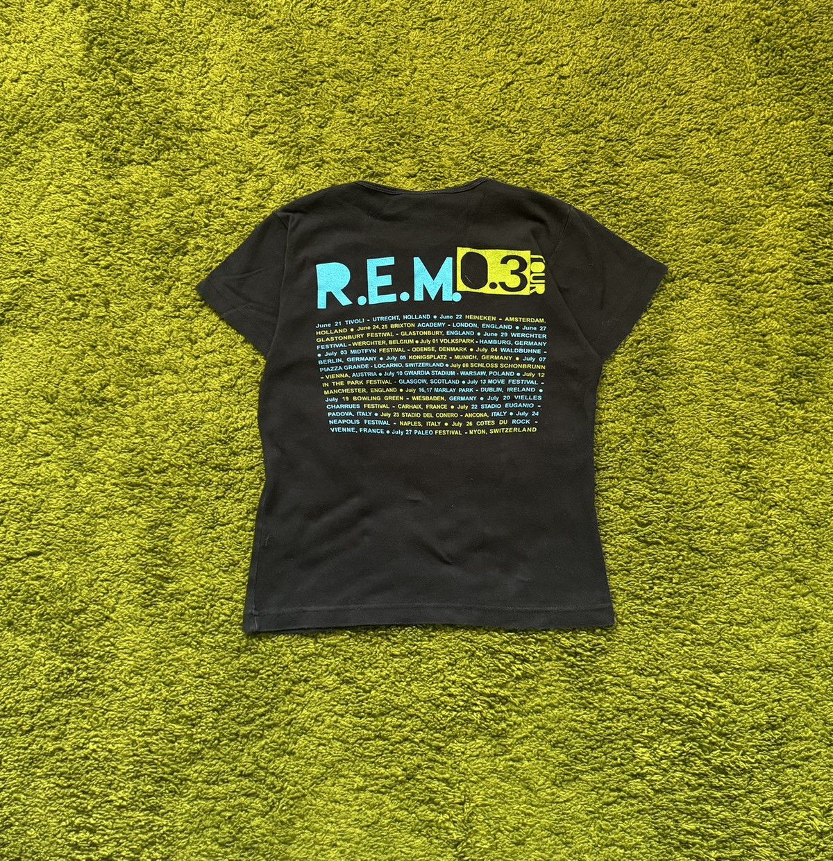 Band Tees × R.E.M. × Vintage R.E.M. 2003 vintage tour concert band t-shirt Size L / US 10 / IT 46 - 2 Thumbnail