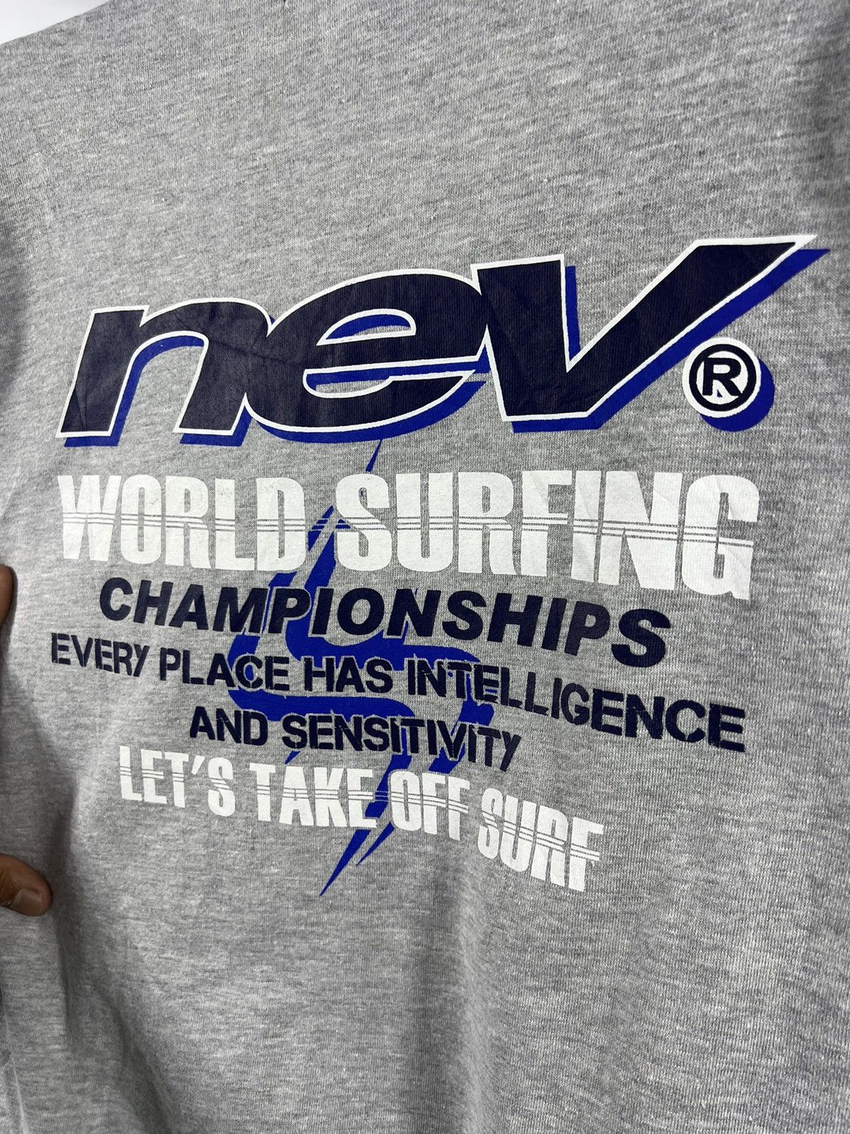 Japanese Brand 🔥 NEV SURF WORLD SURFING HOODIE Size US S / EU 44-46 / 1 - 12 Thumbnail