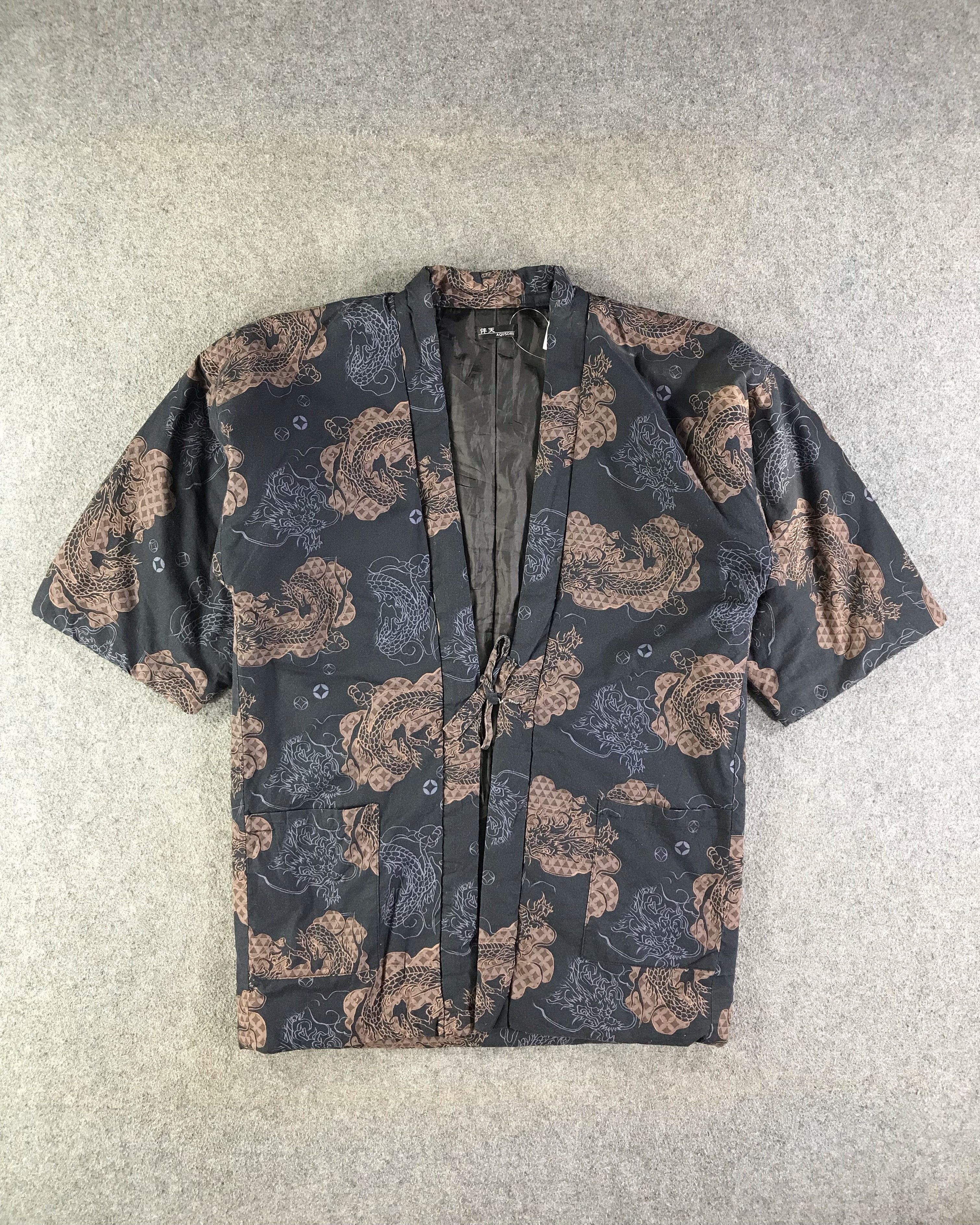 Japanese Brand Vintage Dragon Japanese Hoari Kimono Jacket JC284 Size US L / EU 52-54 / 3 - 1 Thumbnail