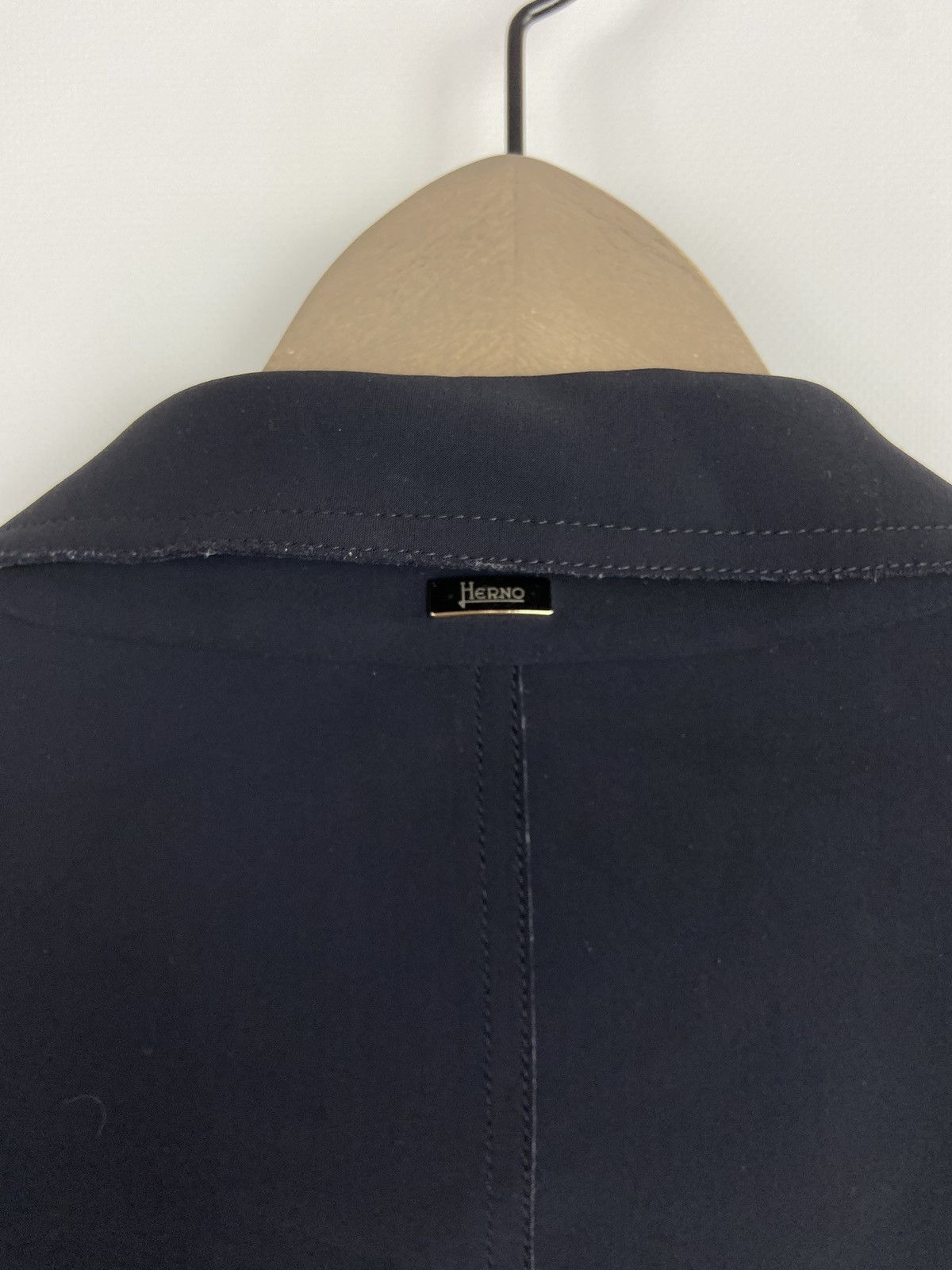 Herno RRP$700 Herno Stretch Overcoat Women's Blue Button Coat Size M / US 6-8 / IT 42-44 - 17 Thumbnail