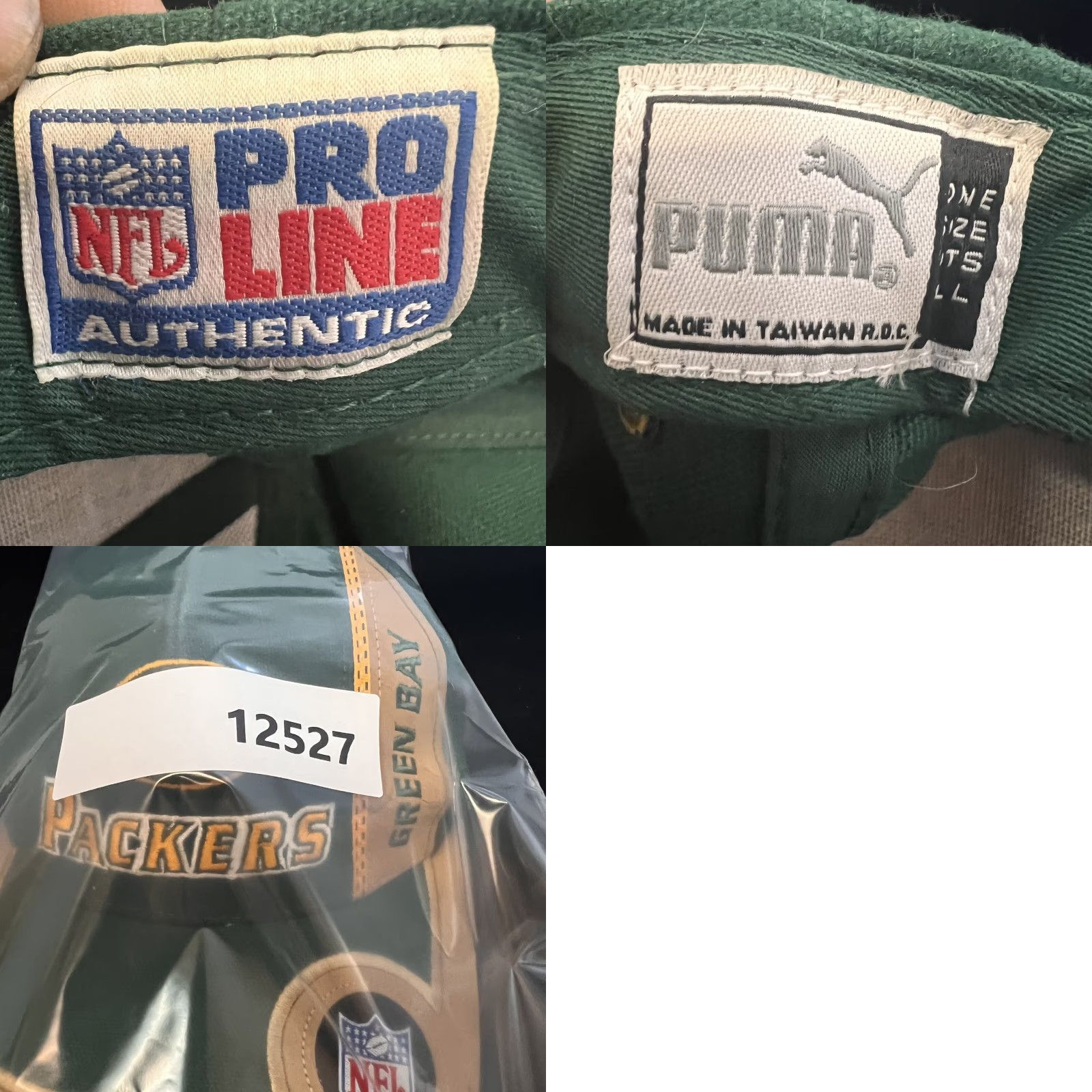 Puma VINTAGE Green Bay Packers Hat NFL Pro Line Puma Adjustable Strapback Cap Mens Baseball Cap Size ONE SIZE - 8 Thumbnail
