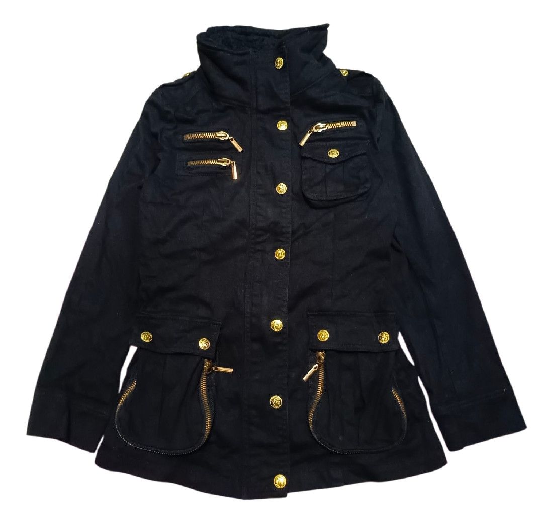 14th Addiction CELIL Mc BEE Goth 2 Zip Back Strap jacket Double Inner Size M / US 6-8 / IT 42-44 - 1 Thumbnail
