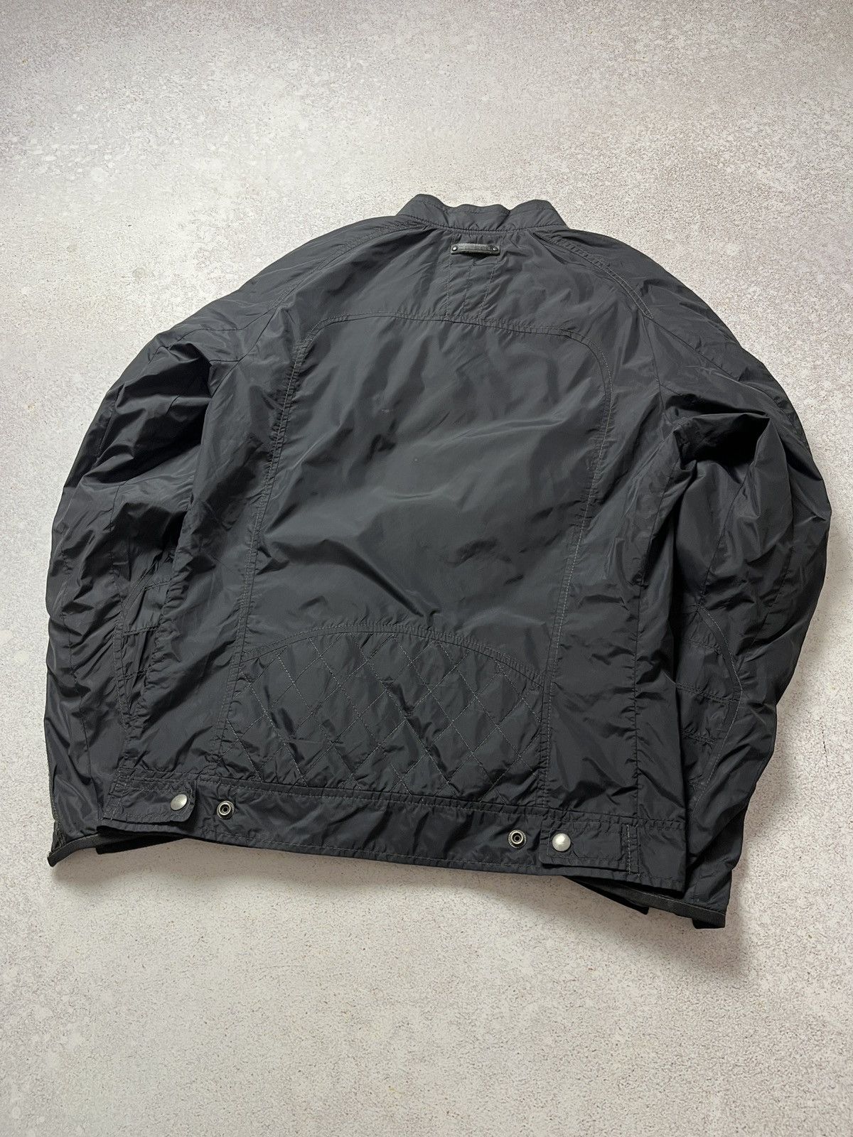 Diesel Diesel Black Nylon Bomber Jacket Biker Rider Utility Size US S / EU 44-46 / 1 - 6 Thumbnail