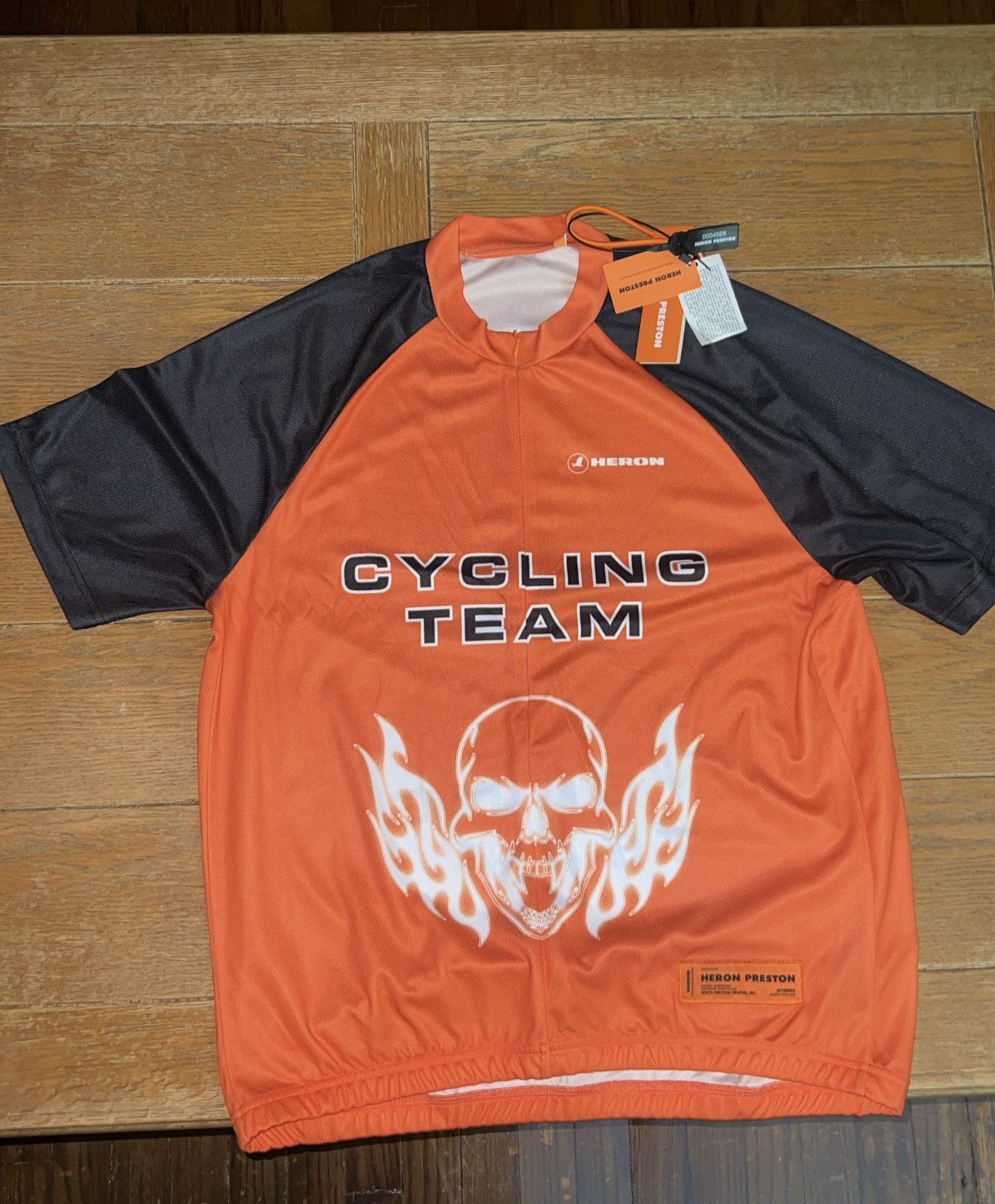 Heron Preston Heron Preston Cycling Team Jersey Size US XXL / EU 58 / 5 - 1 Thumbnail