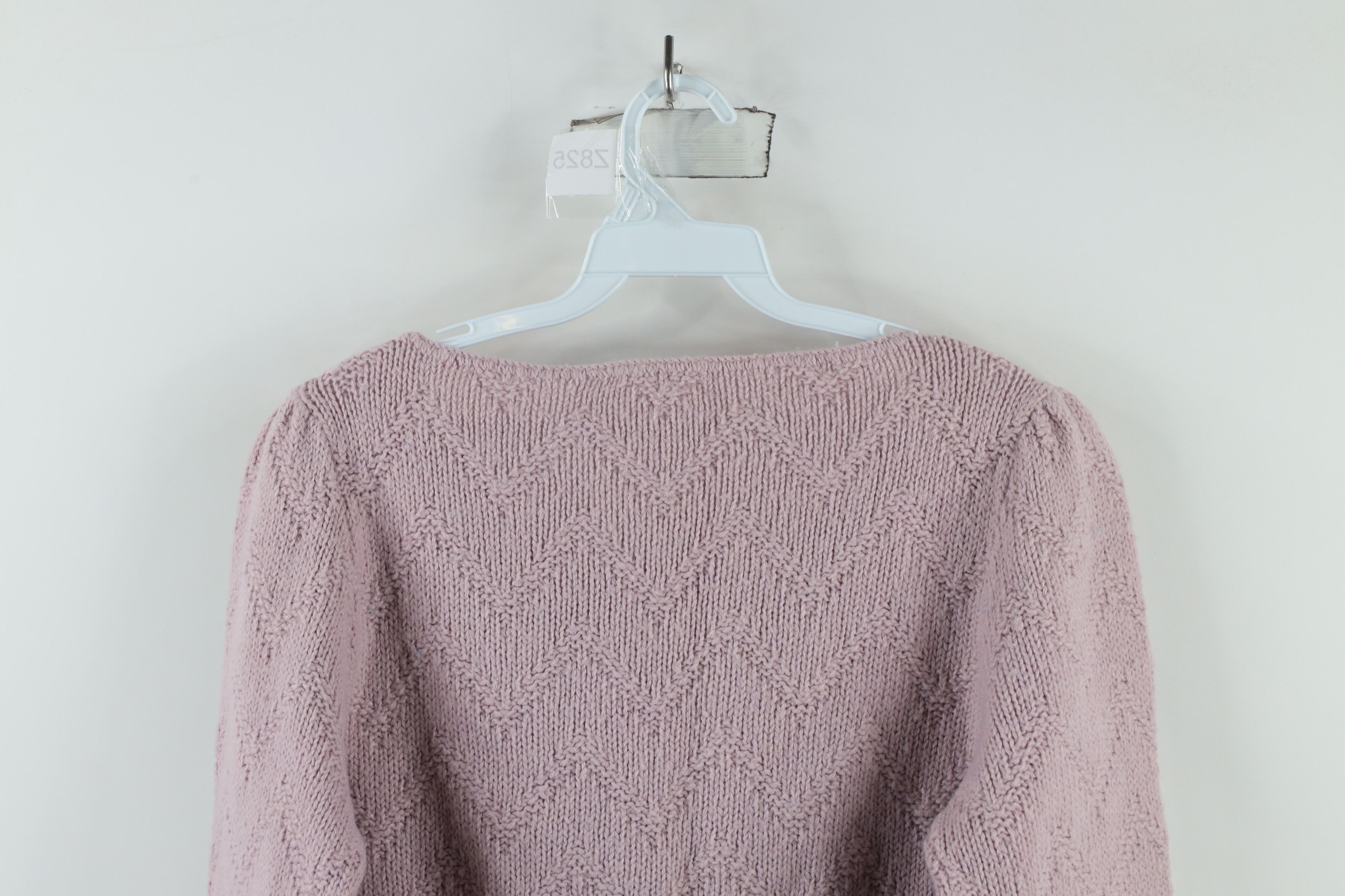 Vintage Vintage 70s Streetwear Hand Knit Puff Shoulder Sweater Size S / US 4 / IT 40 - 11 Thumbnail