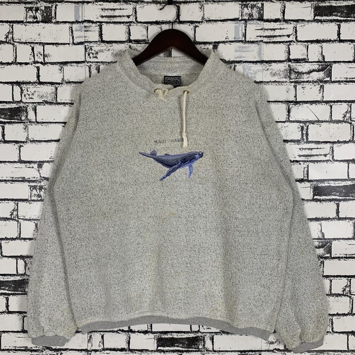 Vintage Vintage SanSegal Sportwear Whale Maui Hawaii Sweatshirt Size US M / EU 48-50 / 2 - 1 Thumbnail