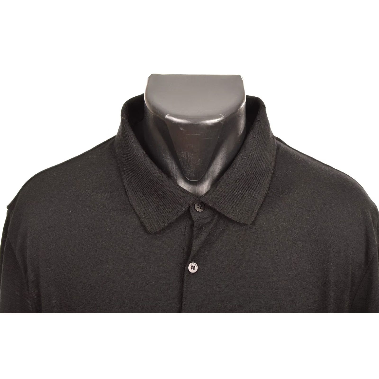 Icebreaker Icebreaker Polo Mens Tech Lite SS Merino Wool XL Black Size US XL / EU 56 / 4 - 2 Thumbnail