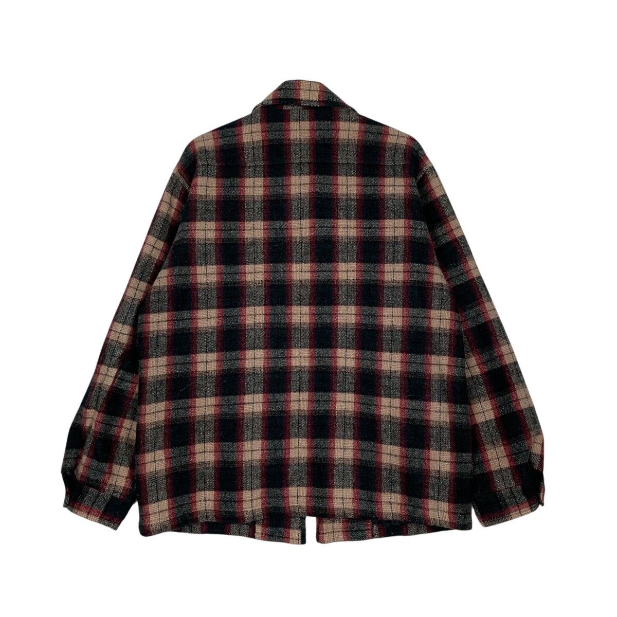 Japanese Brand Vintage Kentucky Cardinal Tartan Wool Jacket Size US L / EU 52-54 / 3 - 7 Thumbnail