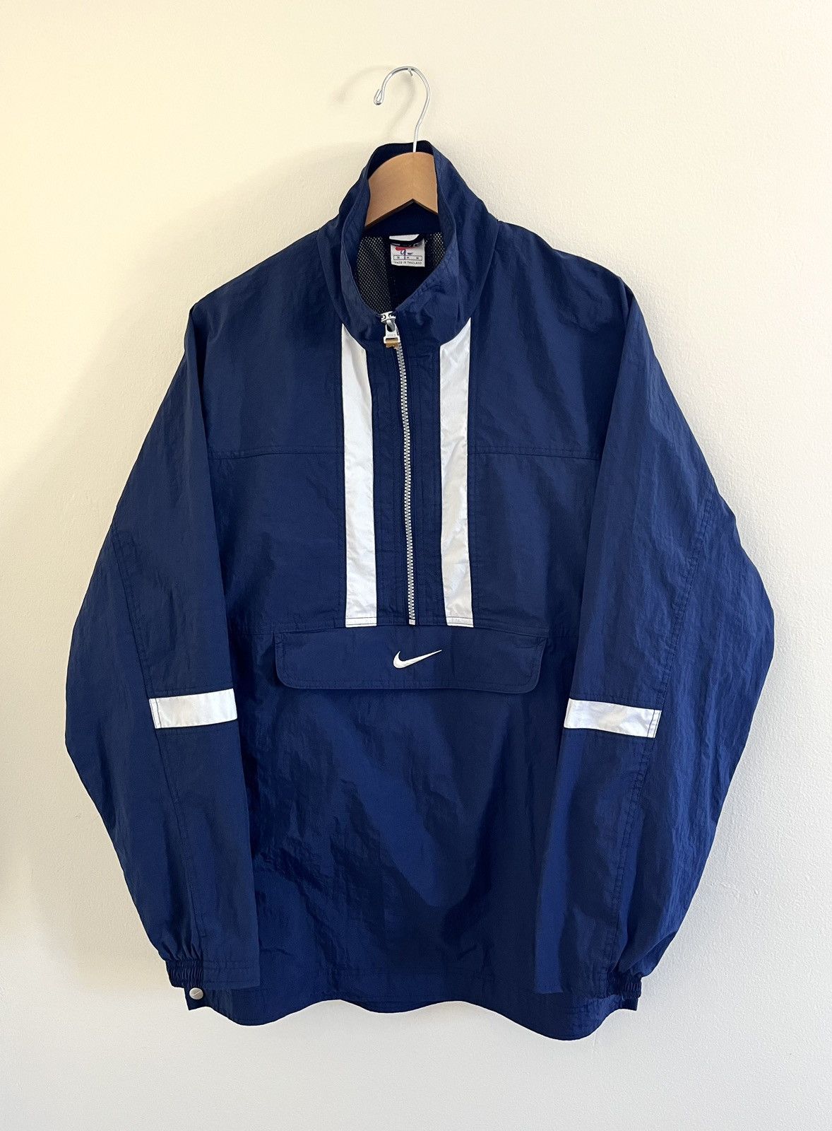 Nike × Vintage Vintage 90’s Nike Anorak Jacket Size US M / EU 48-50 / 2 - 1 Thumbnail