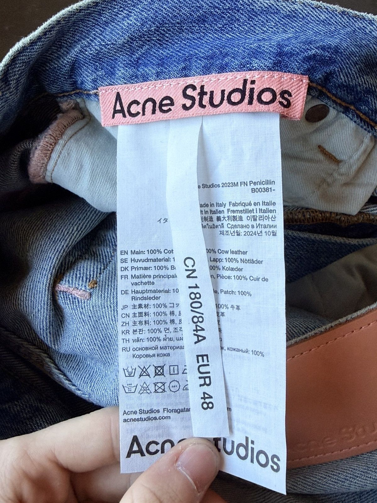 Acne Studios Acne Studios Mud Was Baggy Denim Size US 32 / EU 48 - 6 Thumbnail