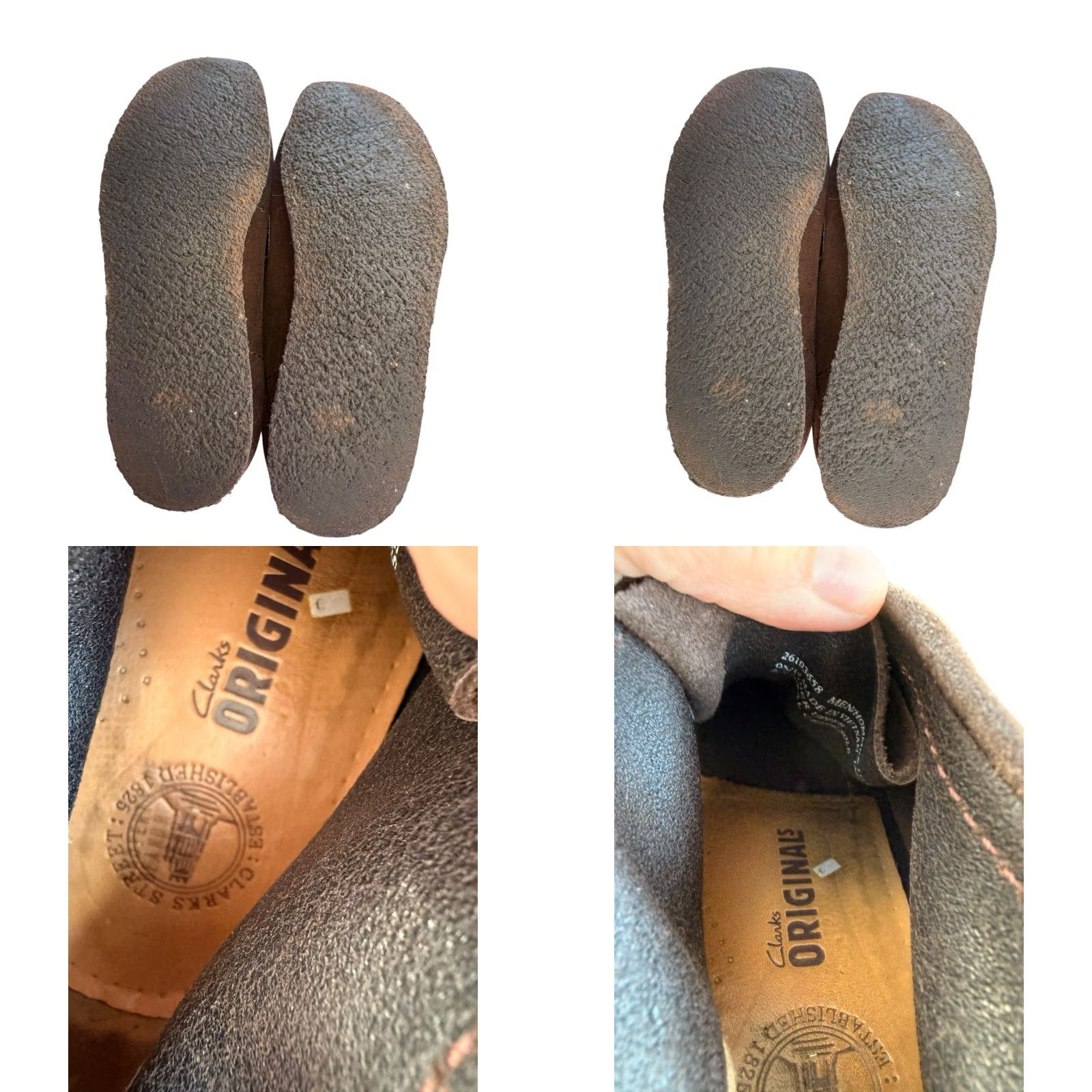Clarks Clarks Originals Wallabee Boots Men 10.5 Dark Brown Suede Great Condition Size US 11 / EU 44 - 8 Thumbnail