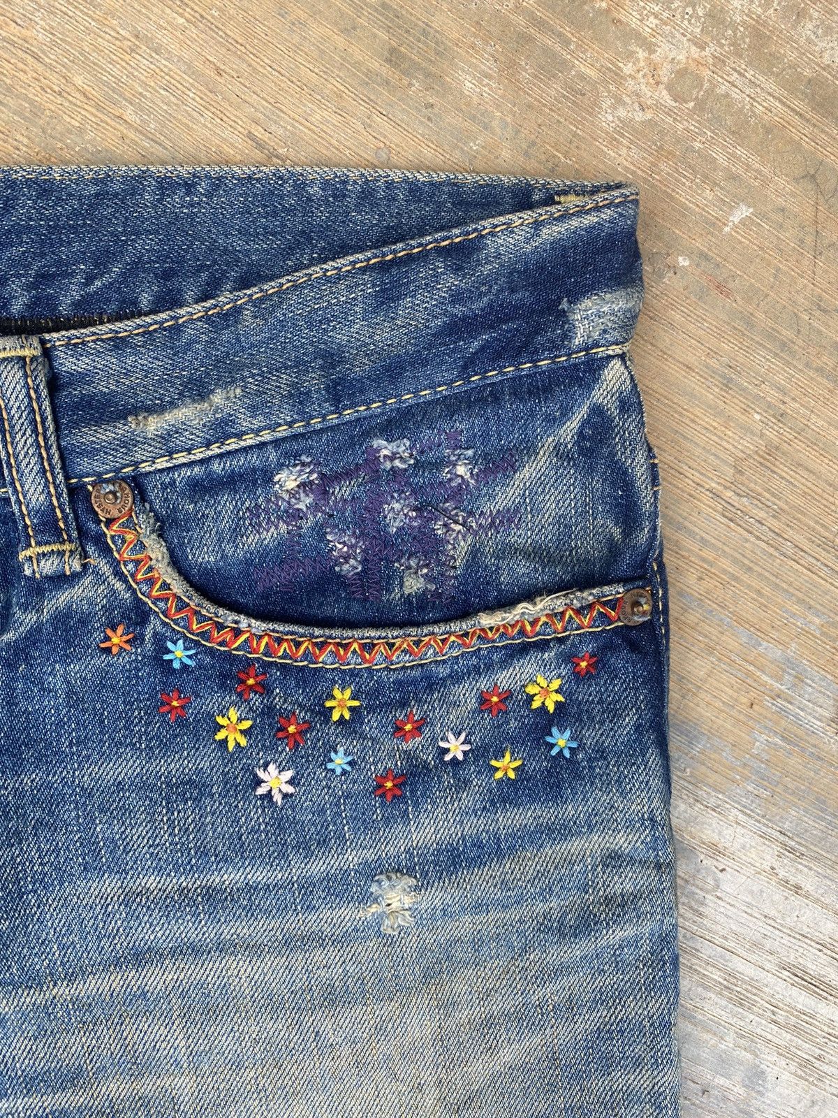 Hysteric Glamour Vintage Hysteric Glamour Patchwork Skirt Size 30" / US 8 / IT 44 - 6 Thumbnail