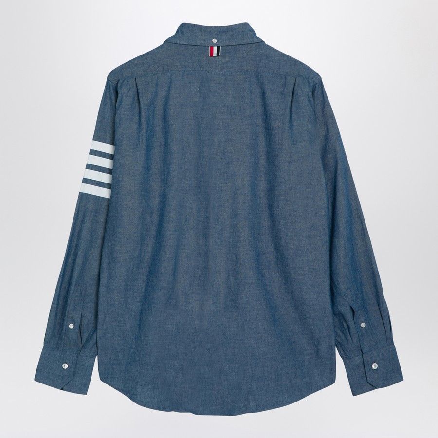 Thom Browne o1d2blof0724 Cotton Button-down Shirt in Blue Size US XL / EU 56 / 4 - 2 Thumbnail
