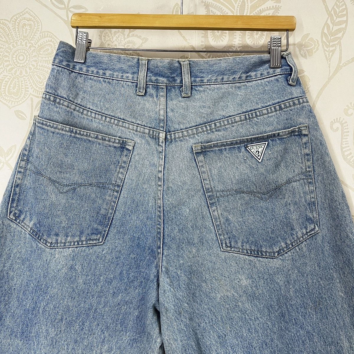 Guess × Vintage Vintage 90s GUESS USA Baggy Denim Size US 32 / EU 48 - 21 Thumbnail