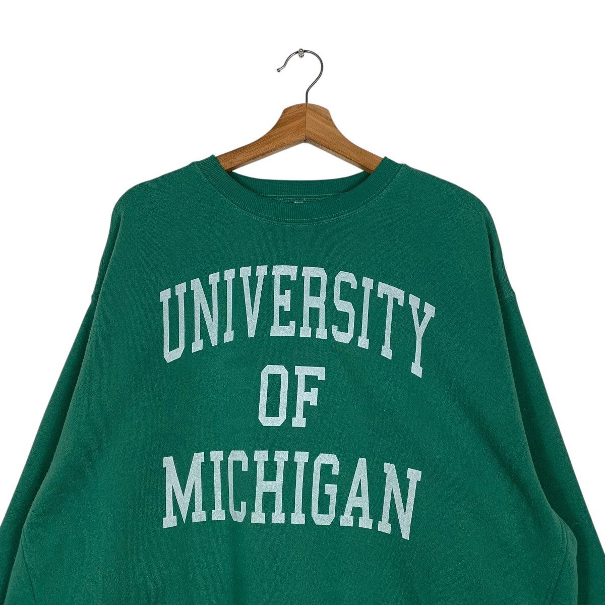 Japanese Brand University Of Michigan Crewneck Sweatshirt Size US M / EU 48-50 / 2 - 2 Thumbnail