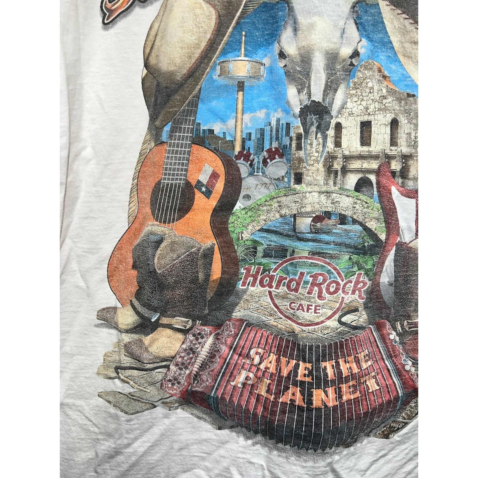 Hard Rock Cafe Hard Rock Cafe Shirt San Antonio Texas White Graphic XL Tee Size US XL / EU 56 / 4 - 6 Thumbnail