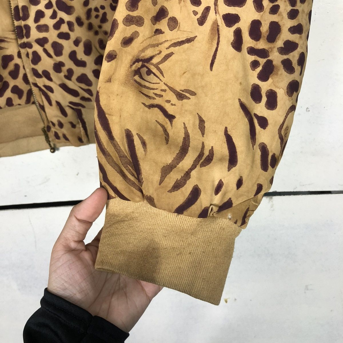 Hysteric Glamour 🔥VINTAGE BOMBER JACKET BEPPE SPADACINI SPORTS TIGER STYLE Size US M / EU 48-50 / 2 - 17 Thumbnail