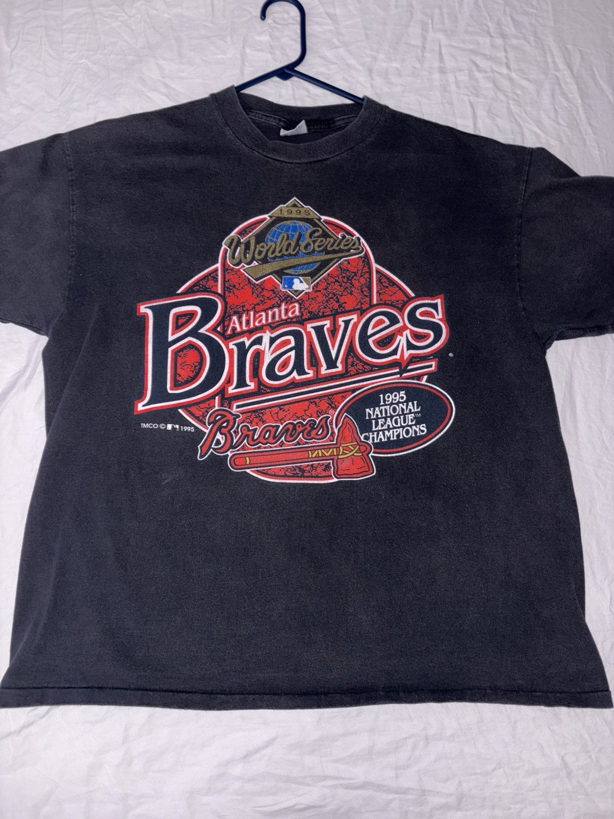 Atlanta braves mlb 1995 world series shirt sz xl