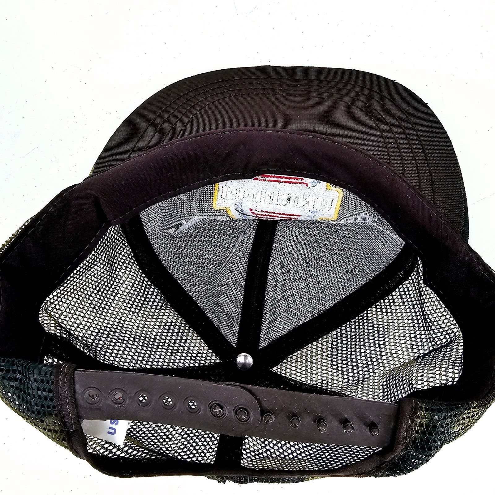 Vintage 80s Guhring Promo Camo Trucker Snapback Hat Cap Size ONE SIZE - 5 Thumbnail