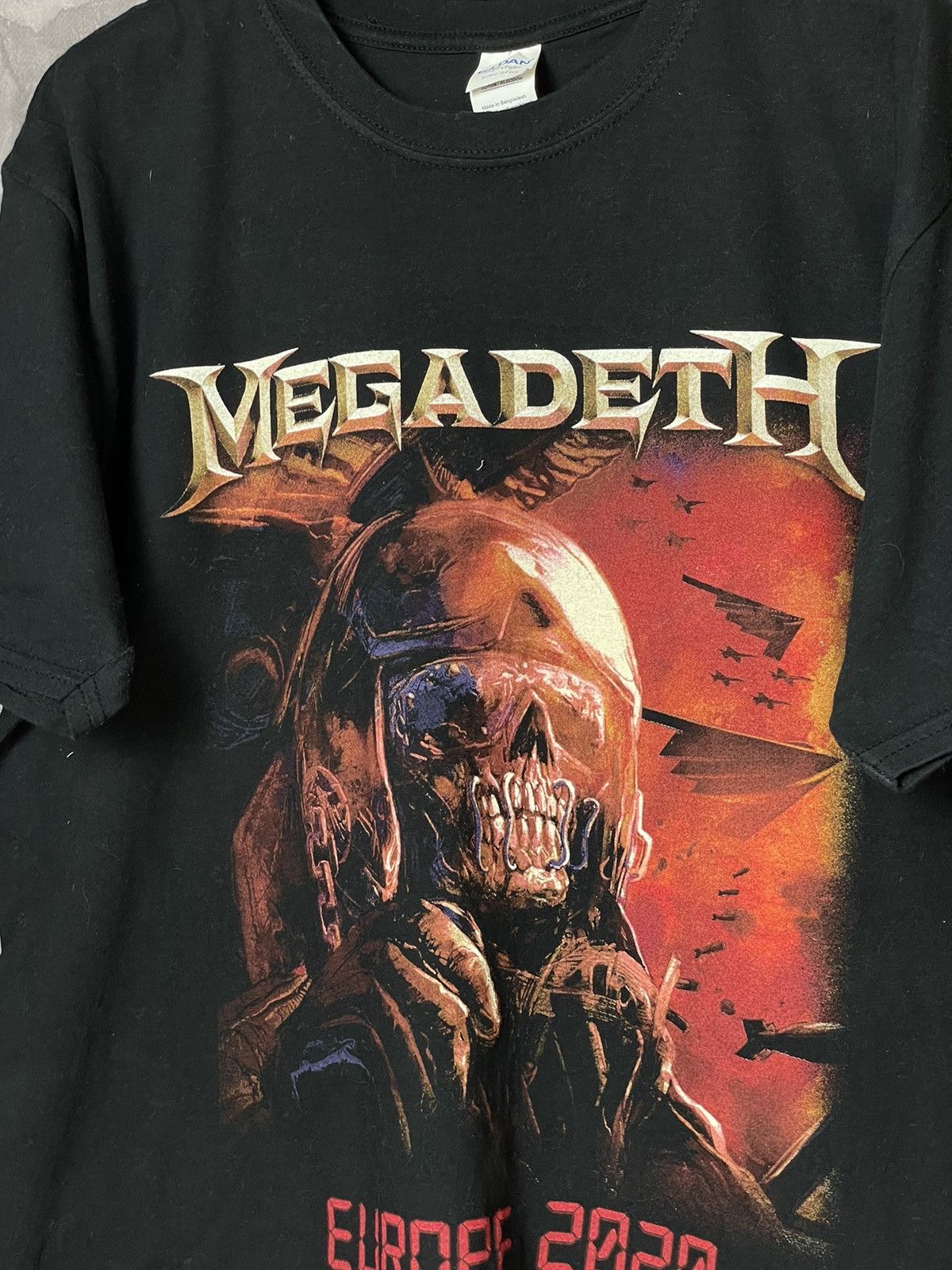Band Tees T-shirt Megadeth 2020 Y2K Printed Very Rare Streetwear Tee Size US XL / EU 56 / 4 - 9 Thumbnail