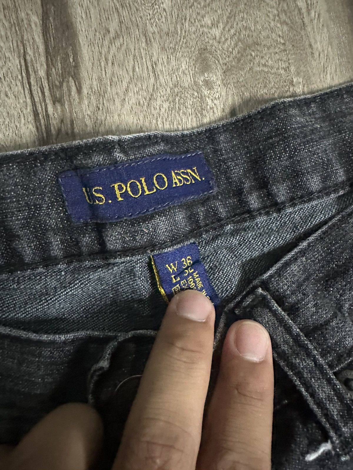 U.S. Polo Assn. Black U.S. Polo ASSN Denim Size US 36 / EU 52 - 3 Thumbnail