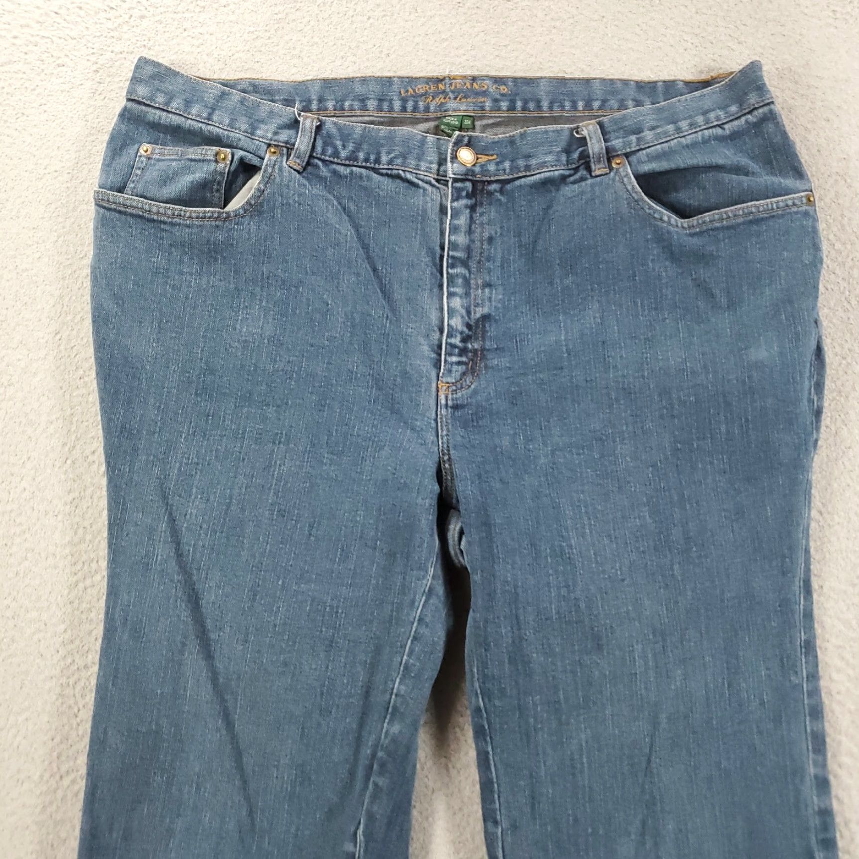 Ralph Lauren Ralph Lauren Jeans Womens 20W Blue LRL Straight Leg Classic Denim Size 27" / US 4 / IT 40 - 3 Thumbnail