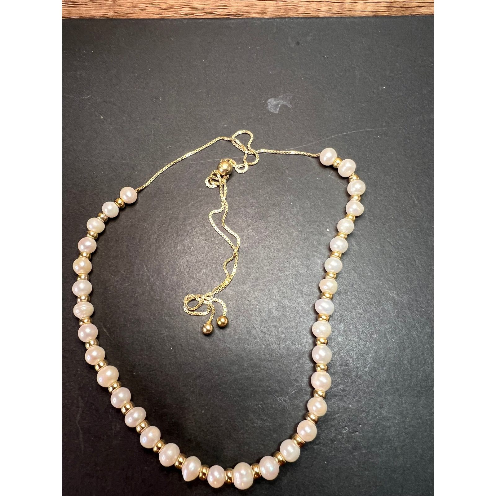 Other Cultured pearl and gold over 925 bolo necklace Size ONE SIZE - 8 Thumbnail