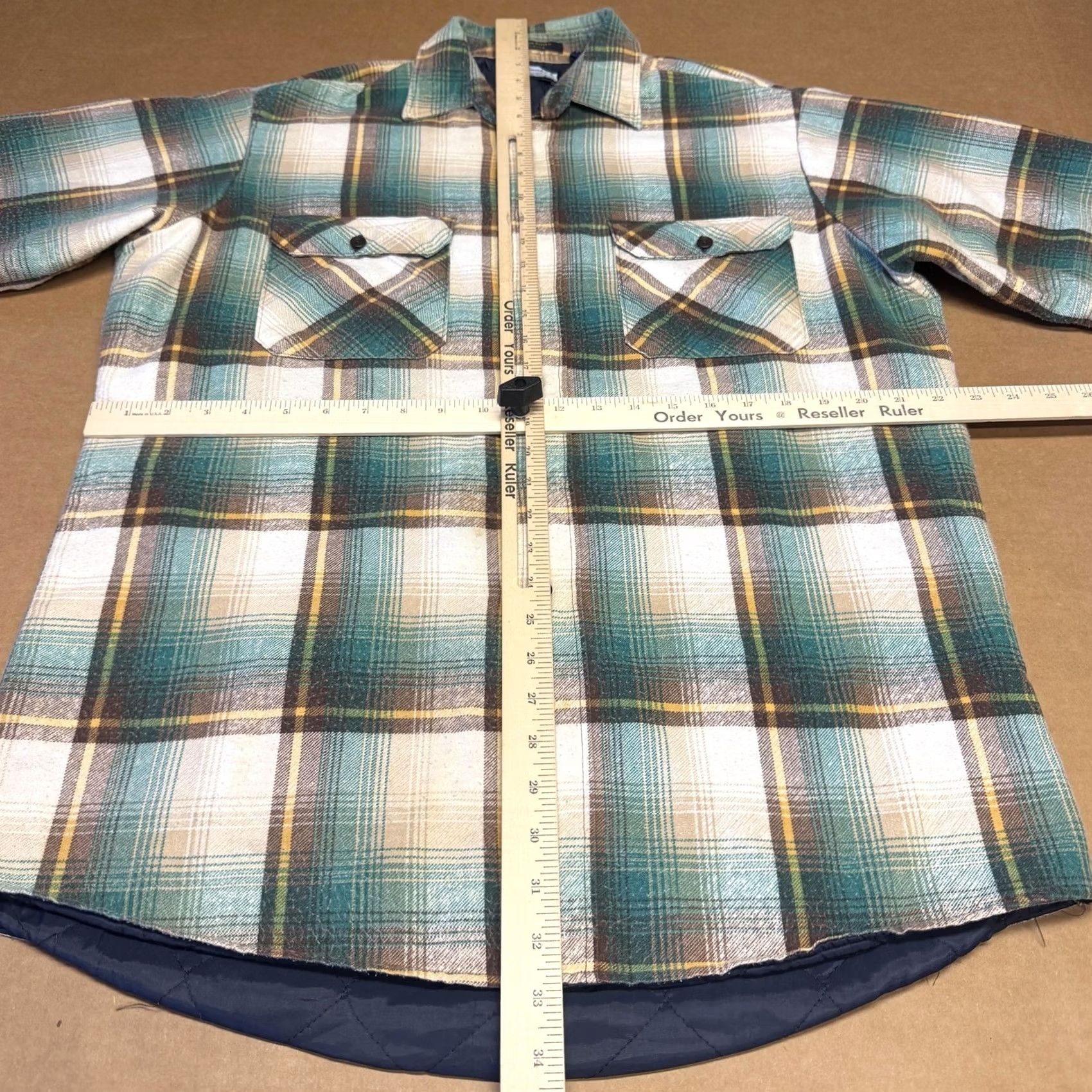 Vintage VINTAGE Fieldmaster Jacket Mens LT Plaid Quilted Flannel Lined Made USA 90s Jacket Shirt Workwear Camouflage Green Mens LT Size US L / EU 52-54 / 3 - 7 Thumbnail