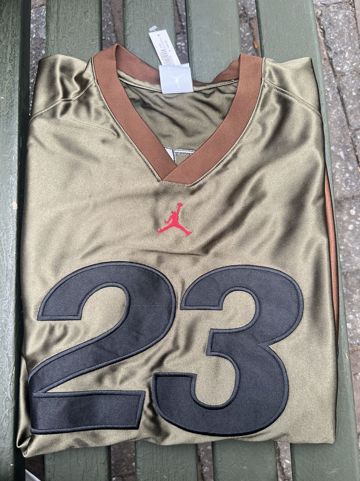 Supreme/Jordan Warm Up Jersey 賑々しい ブラック M