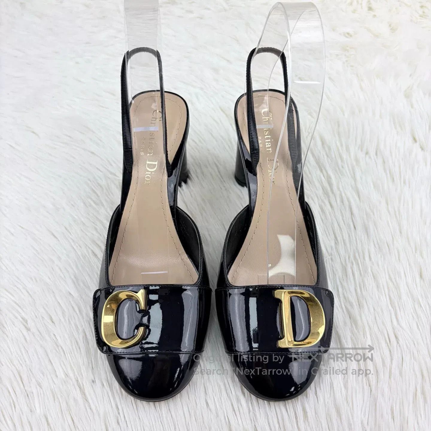 Dior Dior Black Patent Leather Mary Jane Shoes. Size US 5.5 / IT 35.5 - 2 Thumbnail