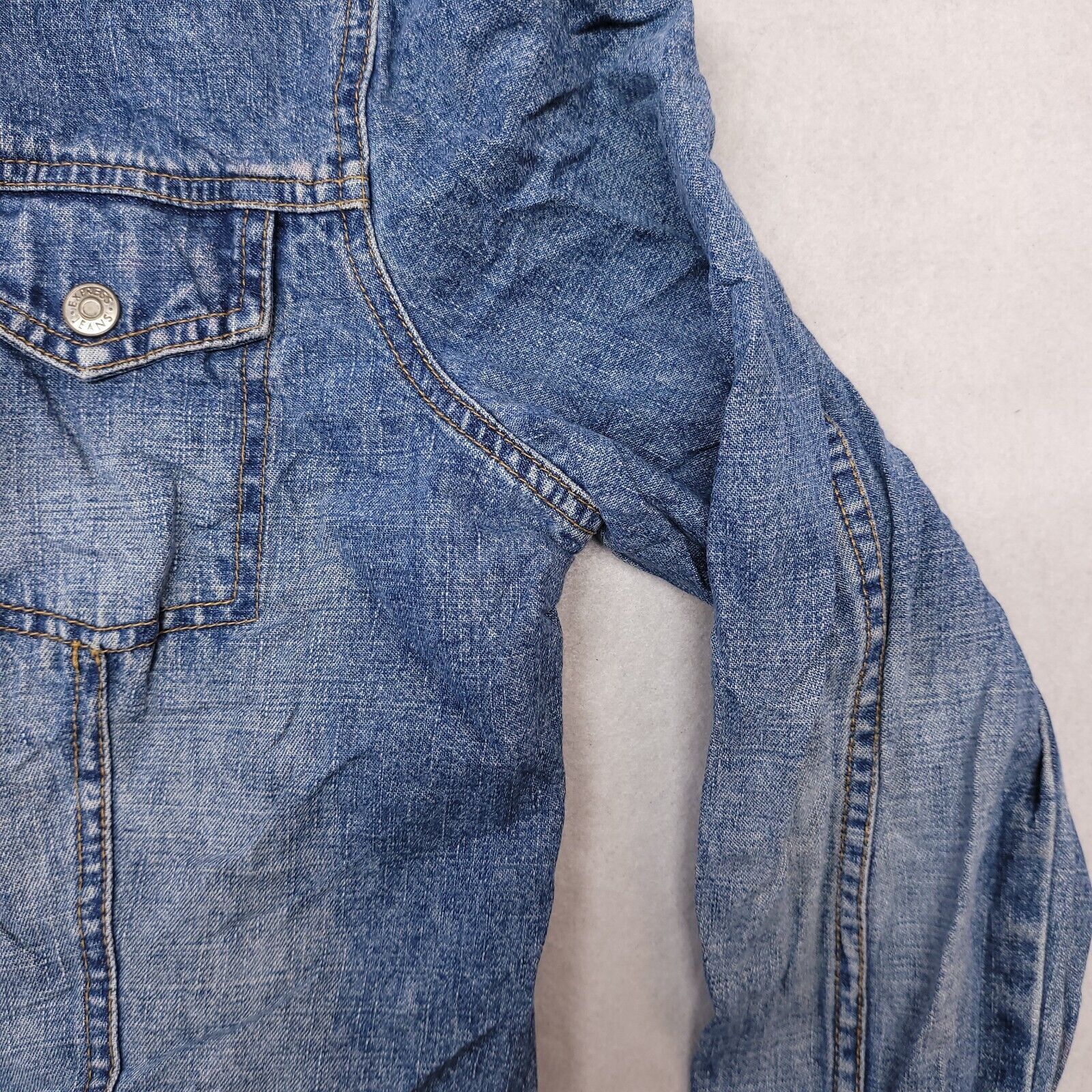 Express Express Jeans Button Up Denim Jean Jacket Womens Size M Blue Size M / US 6-8 / IT 42-44 - 5 Thumbnail