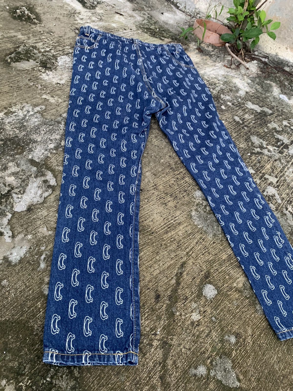 Issey Miyake × mercibeaucoup Mercibeaucoup issey miyake full print jeans Size 28" / US 6 / IT 42 - 15 Thumbnail