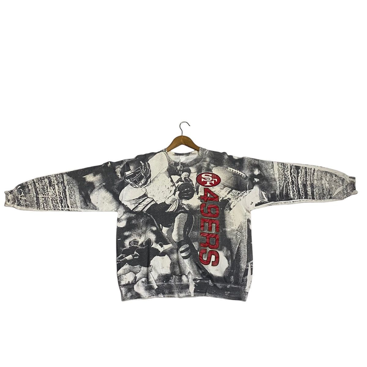 NFL × Vintage Vintage 90s SF 49ers over print sweat Size US M / EU 48-50 / 2 - 5 Thumbnail