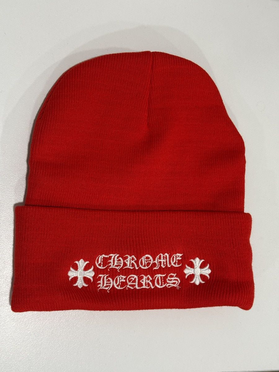 Chrome Hearts Chrome Hearts Logo Beanie Size ONE SIZE - 1 Thumbnail