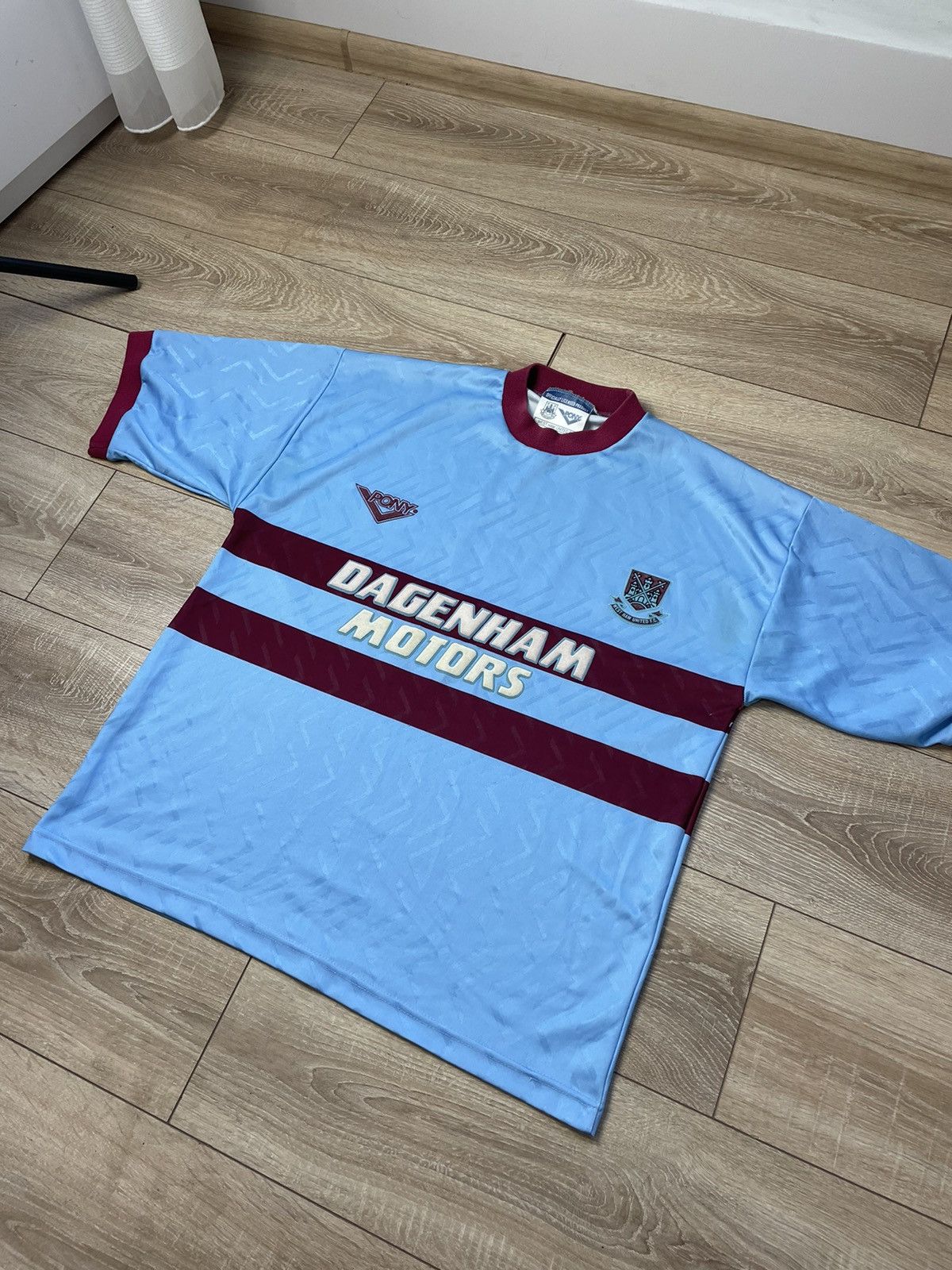 PONY WEST HAM UNITED 1993/1995 AWAY FOOTBALL SHIRT PONY JERSEY Size US XXL / EU 58 / 5 - 2 Thumbnail
